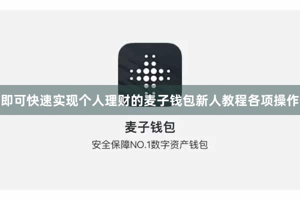 即可快速实现个人理财的麦子钱包新人教程各项操作